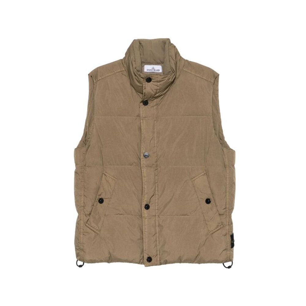 Stone Island Brown Jackets - Waistcoats & Gilets Men